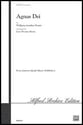 Agnus Dei SSA choral sheet music cover